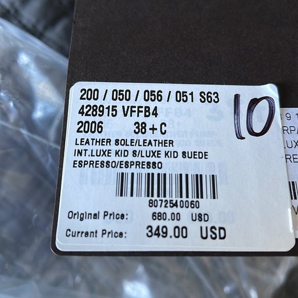 NIB Bottega Veneta Suede Pumps Shoes with buckle 38.5 - Picture 2 of 12